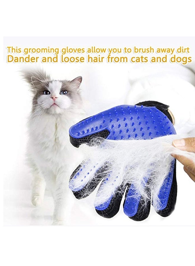 قفاز تنظيف الحيوانات الأليفة اللطيف – أداة إزالة الشعر والتدليك للقطط والكلاب - Image 5